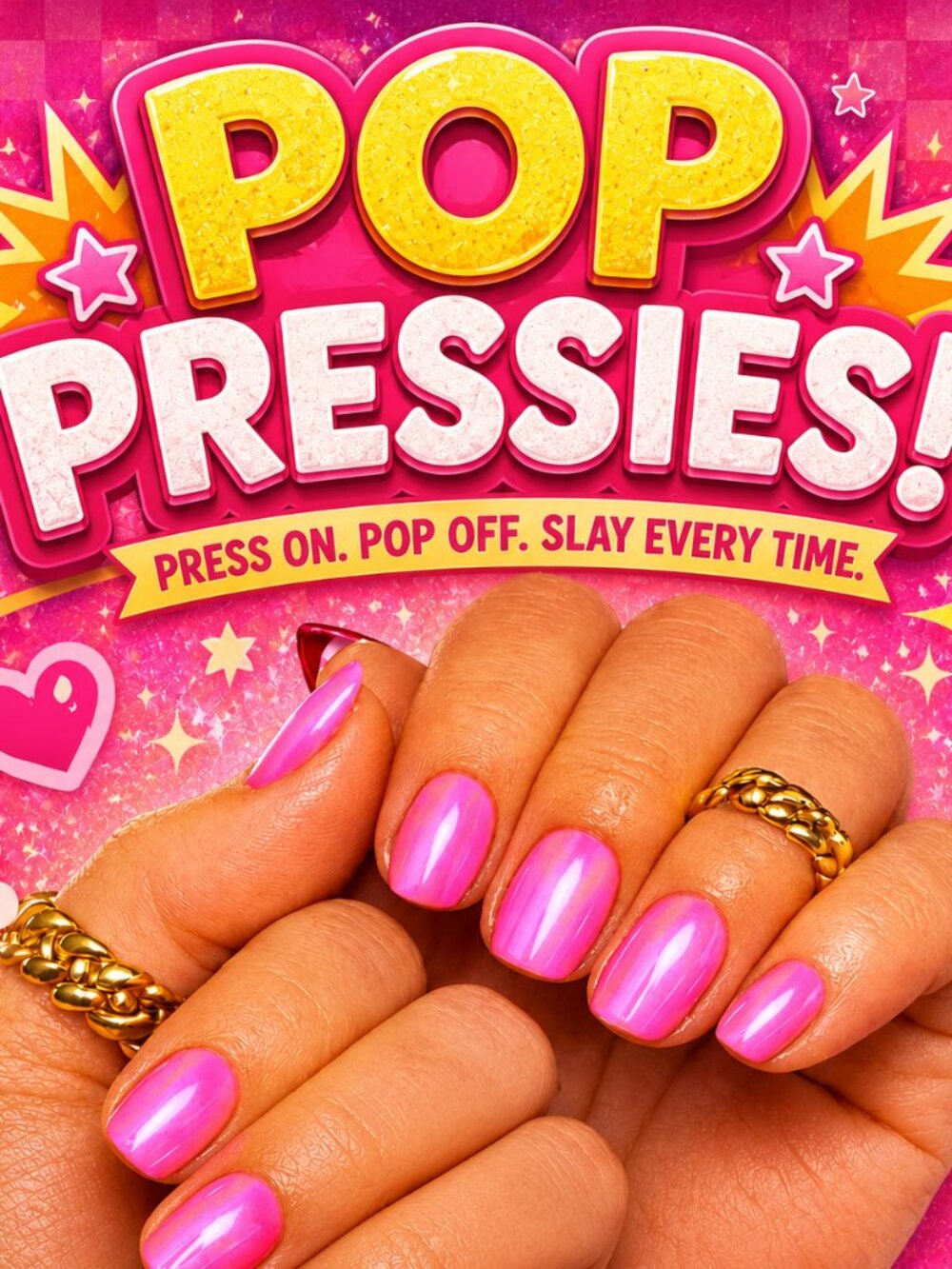 POP PRESSIES! 2 PACK FABULOUS FASHION NAILS FOR LESS
